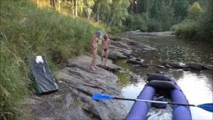 Сплав с детьми по реке Реж