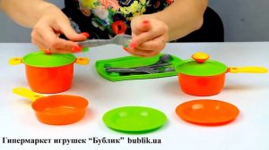 Обзор - распаковка игрушек Посуда Кухонный набор 1 ТЕХНОК Арт: 3251