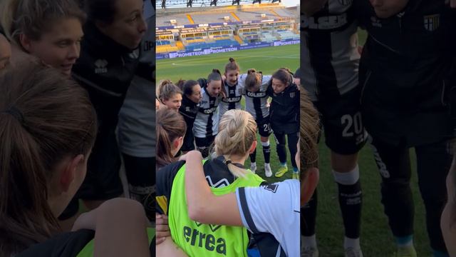 Paloma Lázaro parla alla squadra dopo Parma-Como 1-0