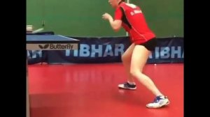 Forehand and Backhand Drives Technique Table Tennis Hit training Накат слева и справа  s#1