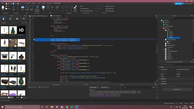 ROBLOX ENEMY NPC [Roblox Tutorial] COMBAT, STUNS AND MORE! смотреть онлайн