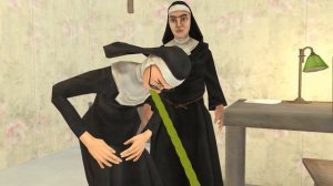 Evil Nun 2 gave birth to a child by the Devil funny animation part 141