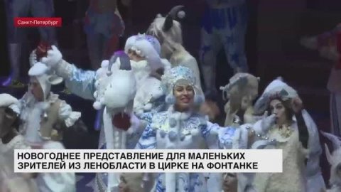 Премьеру новогоднего шоу «Загадай желание» представили для юных зрителей из Ленобласти