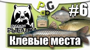 Русская Рыбалка 4 Клевое Место #6 Фарм серебра на Остроге 400 монет за час Амур, Карп, Карась