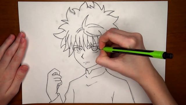 HOW TO DRAW KILLUA ZOLDYCK? | Hunter * Hunter | Как нарисовать Киллуа Золдик