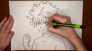 HOW TO DRAW KILLUA ZOLDYCK? | Hunter * Hunter | Как нарисовать Киллуа Золдик