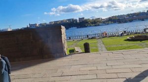 Не пускают в ратушу.Стокгольм.