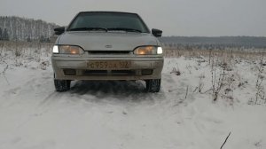 Яркие Американки на ВАЗ 2114. ДХО с функцией поворотника.