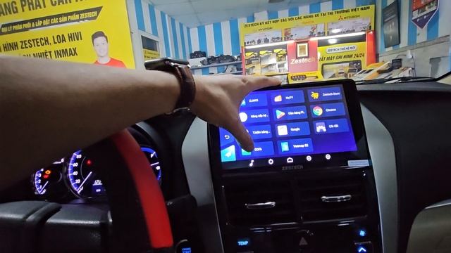 Toyota Vios - Lắp Màn hình Zestech ZX10+ Camera 360