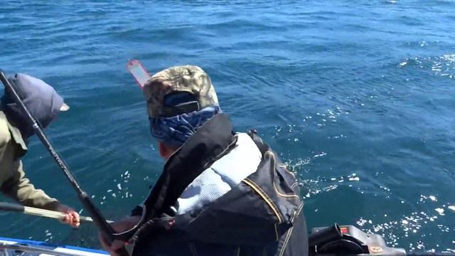 Ловля чавычи в море на Аляске