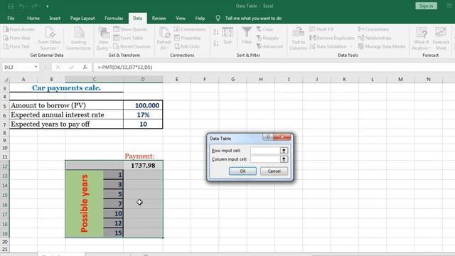 Excel Data Analysis|Data Table смотреть онлайн
