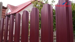 Штакетник П-образный 111 Престиж от компании "Скайпрофиль"