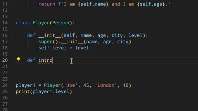 4/6 OOP & Classes in Python: Class Inheritance, Subclasses & Super Function