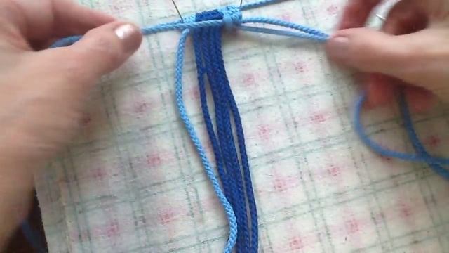 Курс макраме начинающим. Видео Урок 8 "Репсовые узлы" #макраме #плетение #образование #уроки_макраме