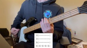 🎸THE BEACH BOYS - GOOD VIBRATIONS BASS COVER w/ TABS