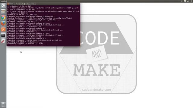 How to install git in Ubuntu смотреть онлайн
