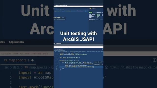 Quick look at Unit testing with the #ArcGIS API for #JavaScript! #webdevelopment