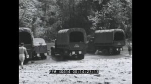 DODGE TRUCKS IN PRE- WORLD WAR II ARMY EXERCISE  ARMY ON WHEELS  40414