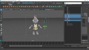 Создание игры с нуля ( применение текстур в Maya - №33)