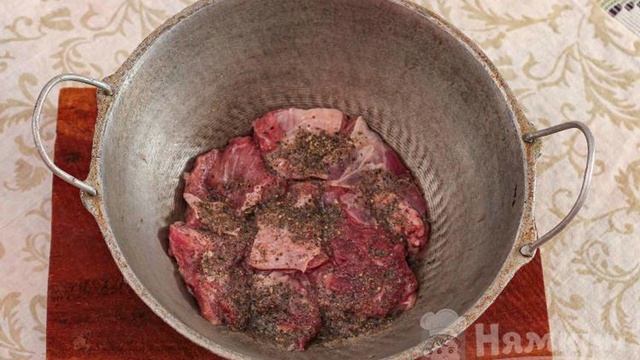 Хашлама из говядины с картошкой по-кавказски