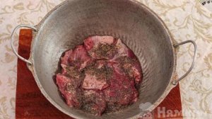 Хашлама из говядины с картошкой по-кавказски