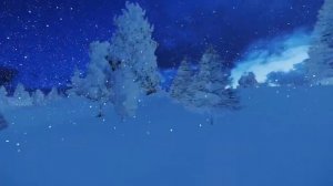 Футаж   зимний лес