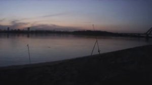 Рыбалка в ночь на реке Обь.