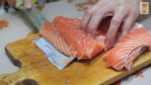Как засолить красную рыбу - малосольная сёмга смотреть онлайн