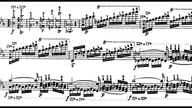 Niccolò Paganini - Caprice for Solo Violin, Op. 1 No. 8 (Sheet Music) смотреть онлайн