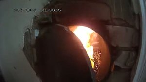 Горение пеллеты без вентилятора