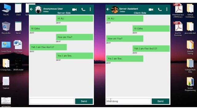 Chatting Application in java Using Socket Programming Overview смотреть онлайн