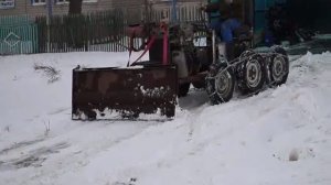 Трактор самодельный на гусеницах ,2