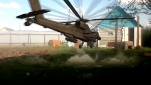 Падающий вертолёт!