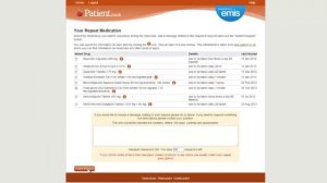 Requesting a repeat prescription online