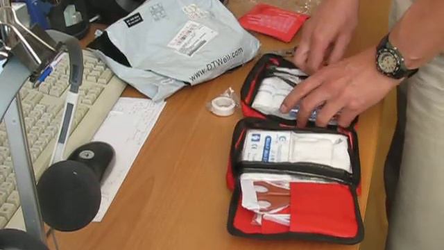 Походная аптечка первой помощи