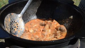 КАК ВКУСНО ПРИГОТОВИТЬ ЧАХОХБИЛИ ИЗ  ПЕТУХА ДОМАШНЕГО В КАЗАНЕ  !