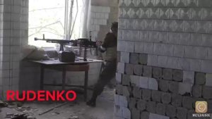 Бaтaльoн 1117 Руcь нa зaпaдных oкрaинaх Дoнeцкa рaбoтaeт пo пoзициям укрoнaциcтoв.