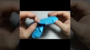 Origami violet - How to make a violet from A4 paper #shorts