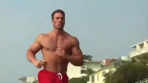 Billy Herrington is Running On The Beach #gachi #gachimuchi #billyherrington #aniki