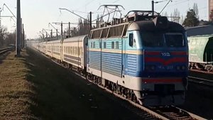 +20 "Возвращение украинцев" Чс4-207 "с поездом 4 столицы"#32 Рига-Вильнюс-Минск-Киев ст. Беличи ЮЗж
