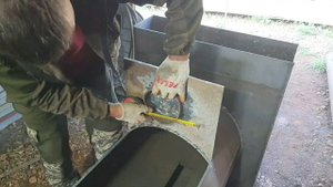 Полное видео сварки печи с закрытой каменкой и обрешеткой под обкладку камнем