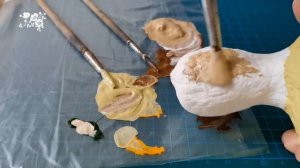 Гриб с грибницей своими руками 2 часть / Поделка по биологии в школу / DIY Пташечка