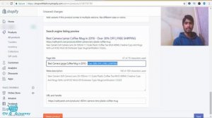 Optimizing your Products For shopify SEO- Product page shopify seo optimization