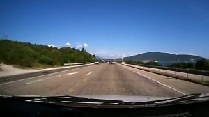 дорога от Новоросcийска до Кабардинки road from Novorosciyska to Kabardinki