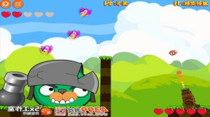 Angry Birds Cannon Birds 1 - RESCUE GIRLFRIEND BIRD AFTER BLASTING TNT PIGGIES!