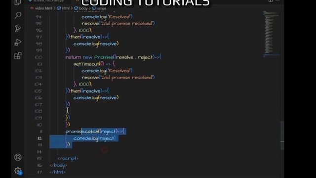 Handling errors with promises | Promise in Java Script | Java Script Tutorial | Coding Tutorials