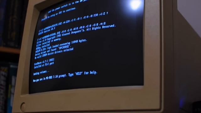 486 computer booting to Windows 95 (full sequence) смотреть онлайн