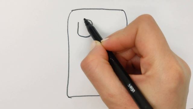 How to draw an iphone for kids | Как нарисовать айфон | Qanday qilib iPhone chizish mumkin смотреть онлайн