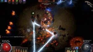 Gellig Mortezzah -- Path of Exile level 74 Residence Double Boss Minus Max melee facetank