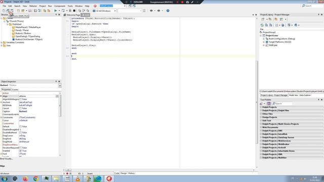 Play video and sound in delphi v7 & delphi xe7 قراءة الفيديو والصوت смотреть онлайн